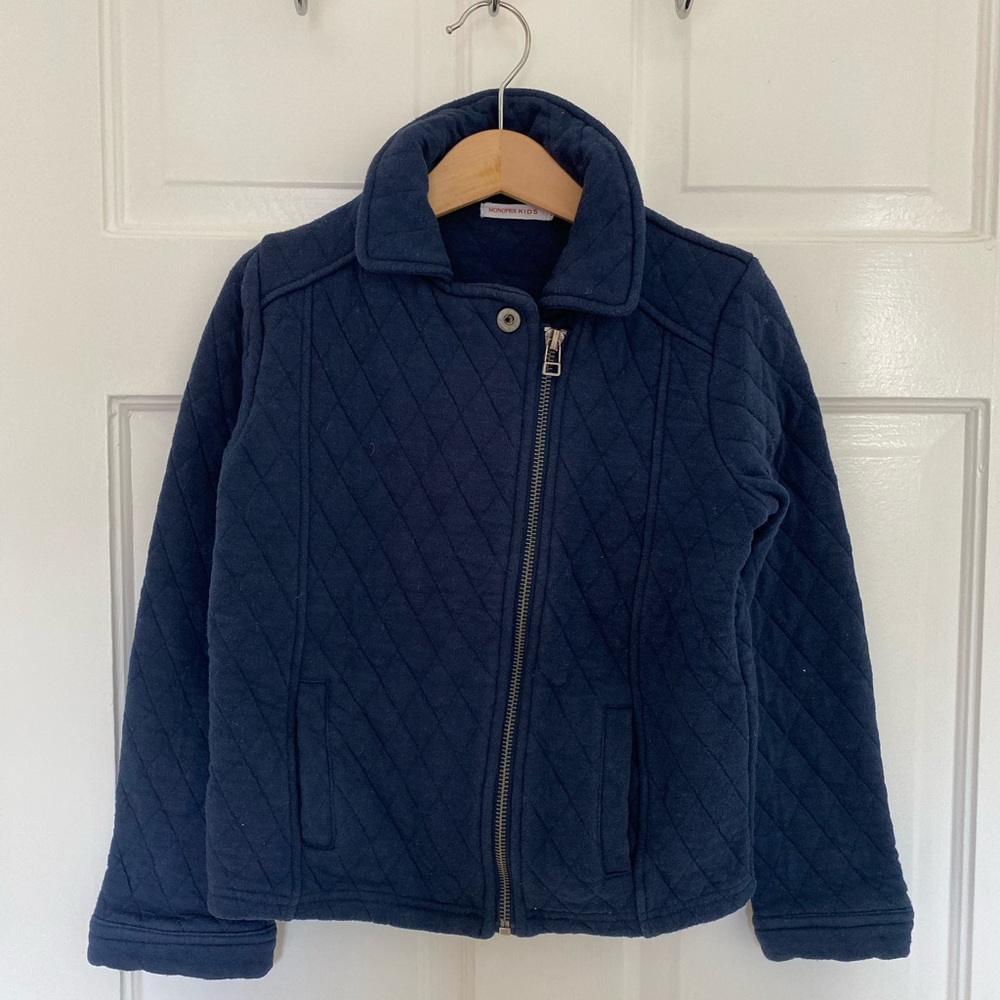 Monoprix padded light jacket in blue sz8